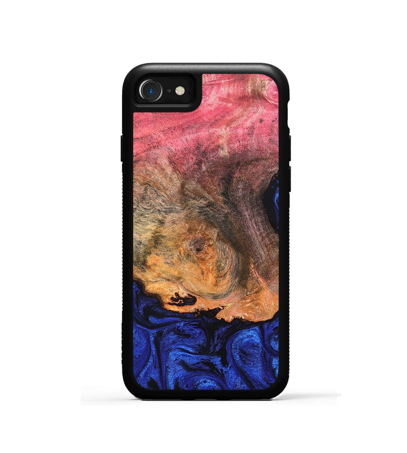 iPhone SE Wood Phone Case - Aliza (Blue, 821847)
