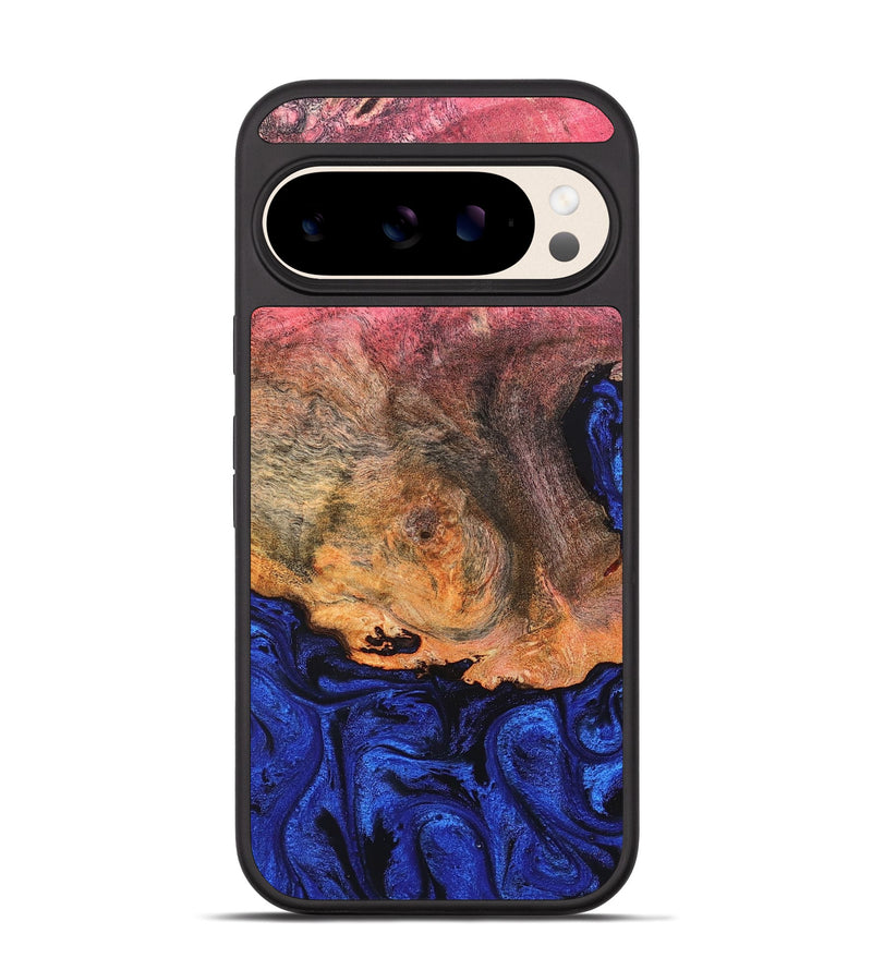 Pixel 10 Wood Phone Case - Aliza (Blue, 821847)