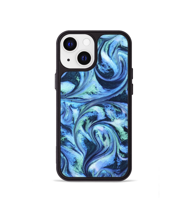 iPhone 13 mini ResinArt Phone Case - Reyna (Blue, 821848)