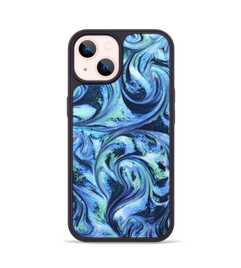 iPhone 14 ResinArt Phone Case - Reyna (Blue, 821848)