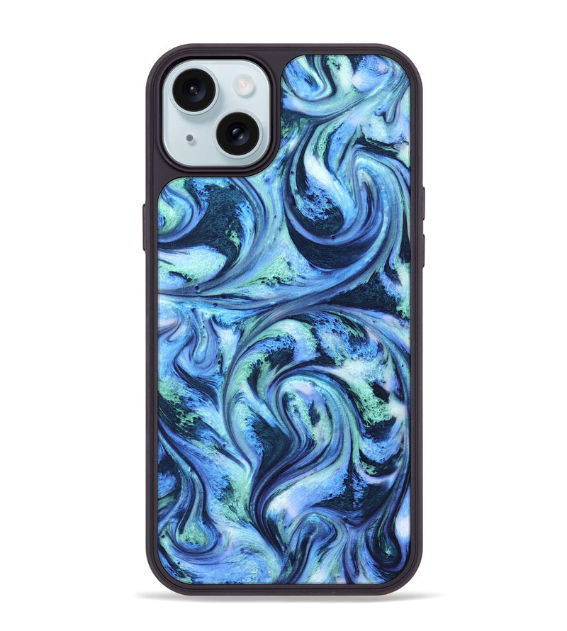 iPhone 15 Plus ResinArt Phone Case - Reyna (Blue, 821848)