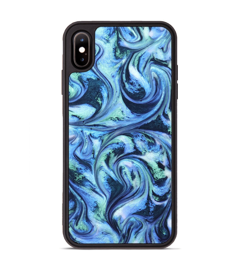 iPhone Xs Max ResinArt Phone Case - Reyna (Blue, 821848)