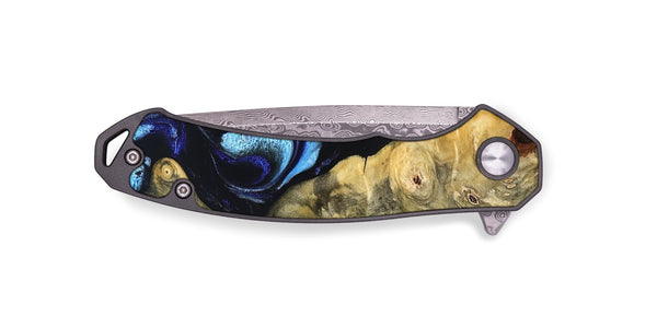 EDC Wood Pocket Knife - Verda (Blue, 821849)