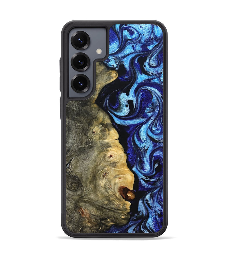 Galaxy S25 Plus Wood Phone Case - Verda (Blue, 821849)