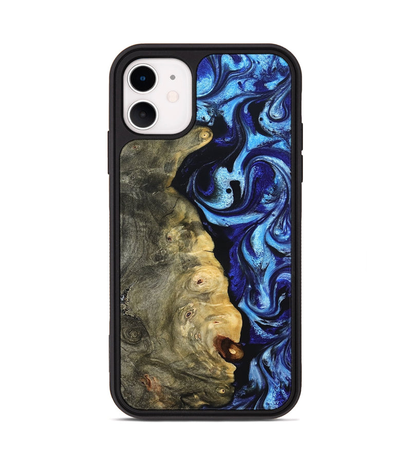 iPhone 11 Wood Phone Case - Verda (Blue, 821849)