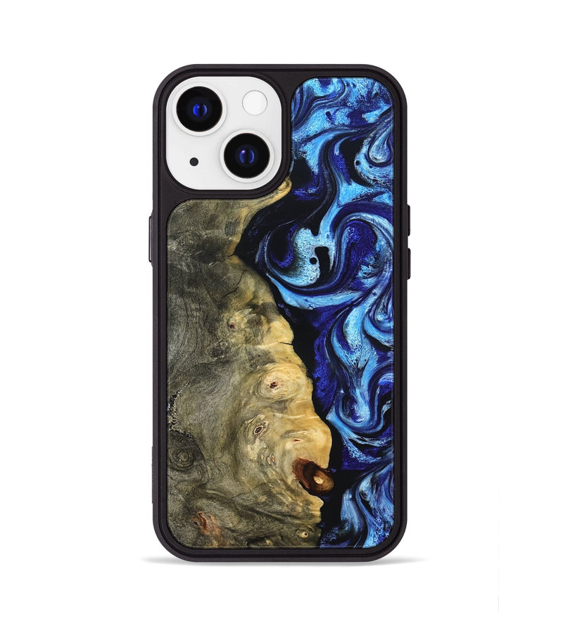 iPhone 13 Wood Phone Case - Verda (Blue, 821849)