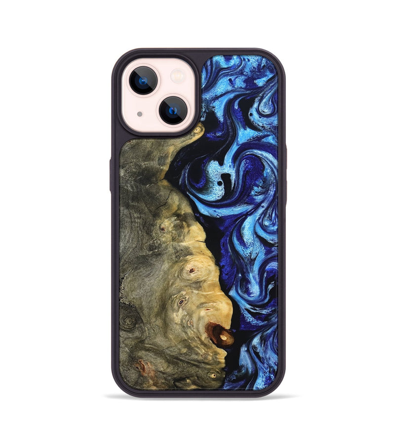 iPhone 14 Wood Phone Case - Verda (Blue, 821849)