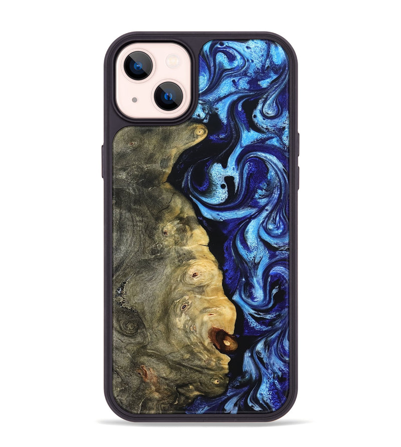 iPhone 14 Plus Wood Phone Case - Verda (Blue, 821849)