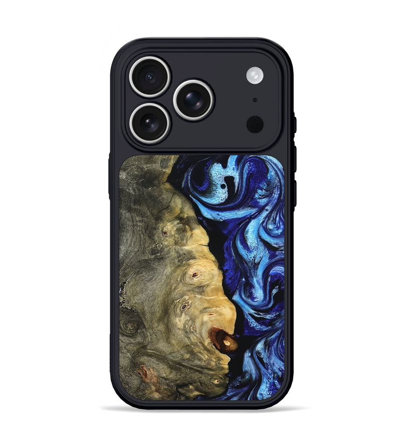 iPhone 17 Pro Wood Phone Case - Verda (Blue, 821849)