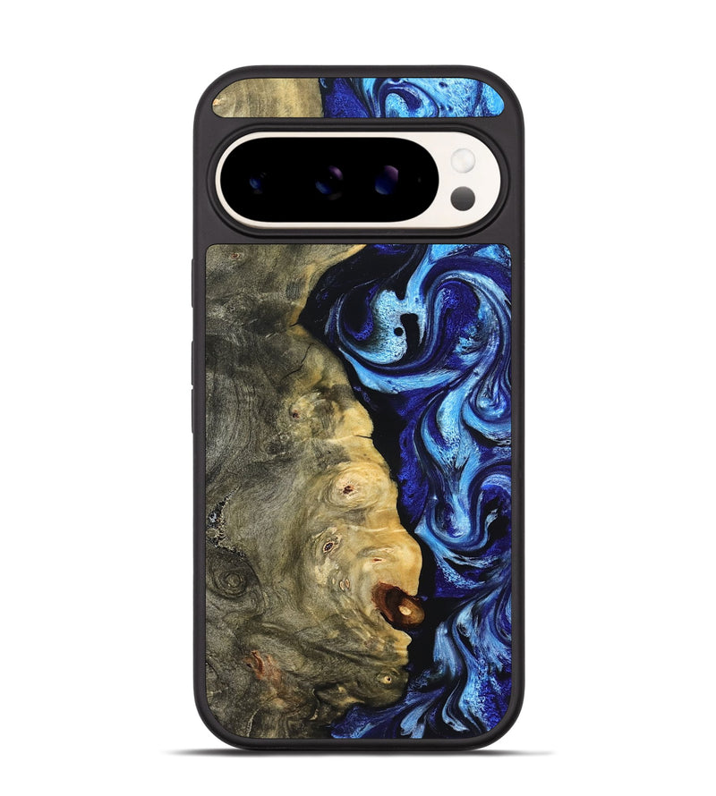 Pixel 9 Wood Phone Case - Verda (Blue, 821849)