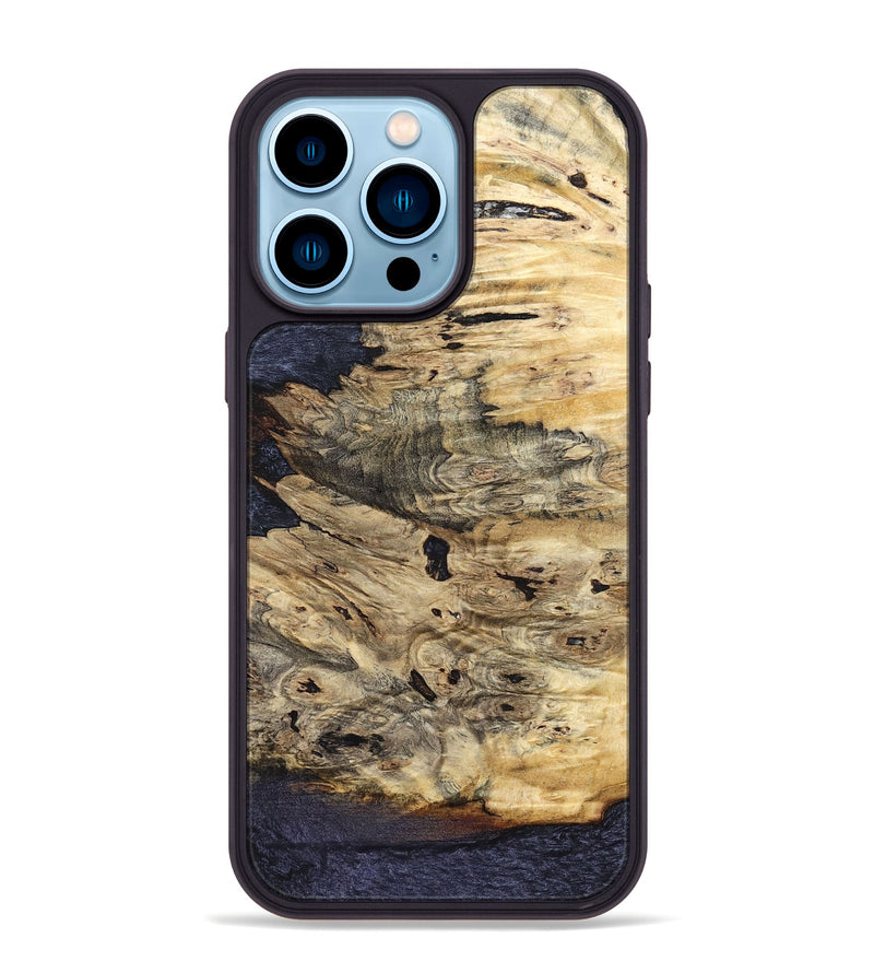 iPhone 14 Pro Max Wood Phone Case - Seamus (Wood Burl, 821853)