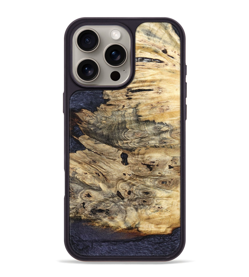 iPhone 16 Pro Max Wood Phone Case - Seamus (Wood Burl, 821853)