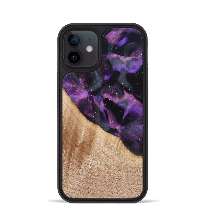iPhone 12 Wood Phone Case - Cassian (Cosmos, 821862)