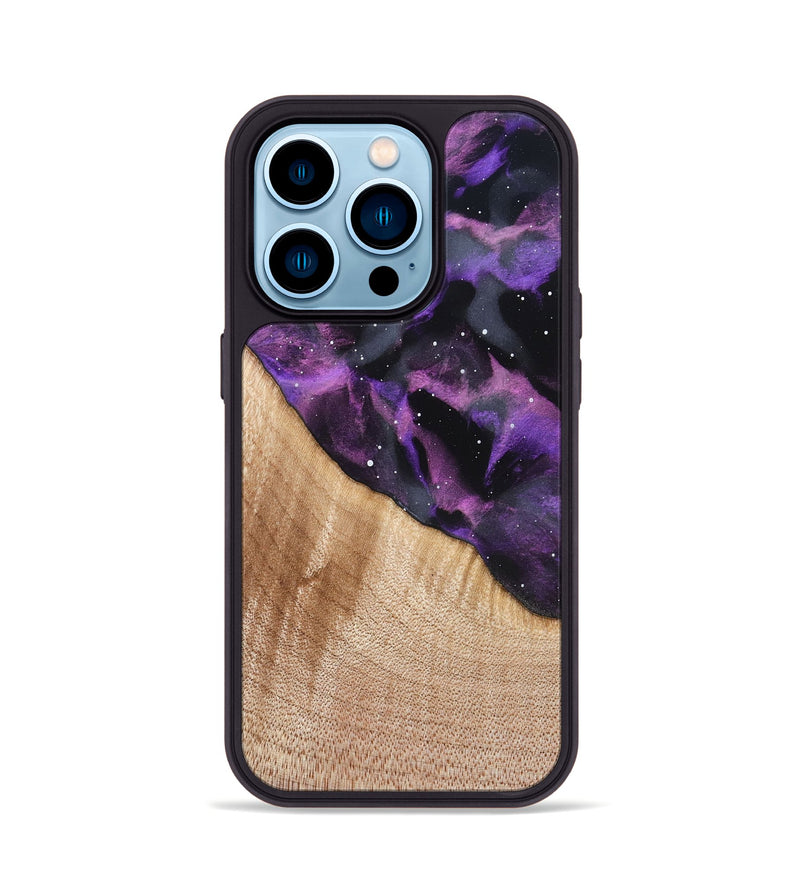 iPhone 14 Pro Wood Phone Case - Cassian (Cosmos, 821862)