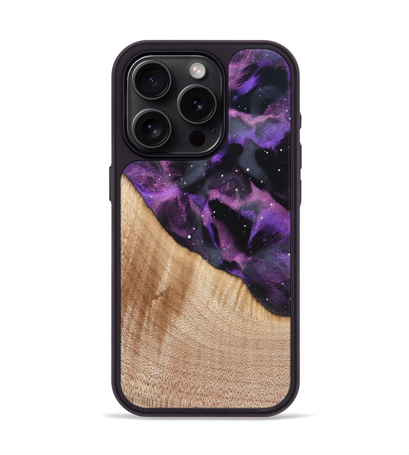 iPhone 15 Pro Wood Phone Case - Cassian (Cosmos, 821862)