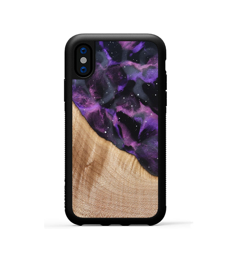 iPhone Xs Wood Phone Case - Cassian (Cosmos, 821862)