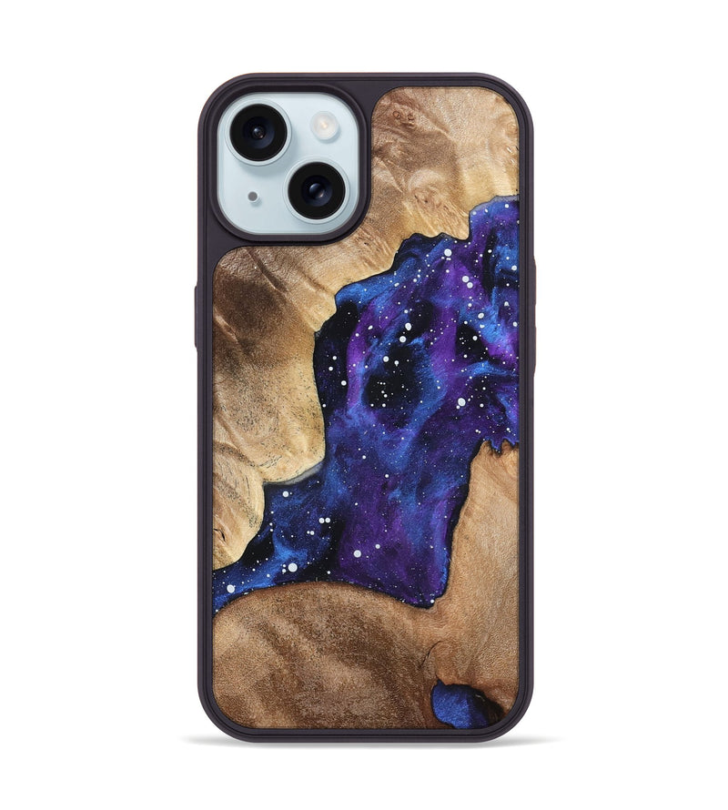 iPhone 15 Wood Phone Case - Santana (Cosmos, 821874)