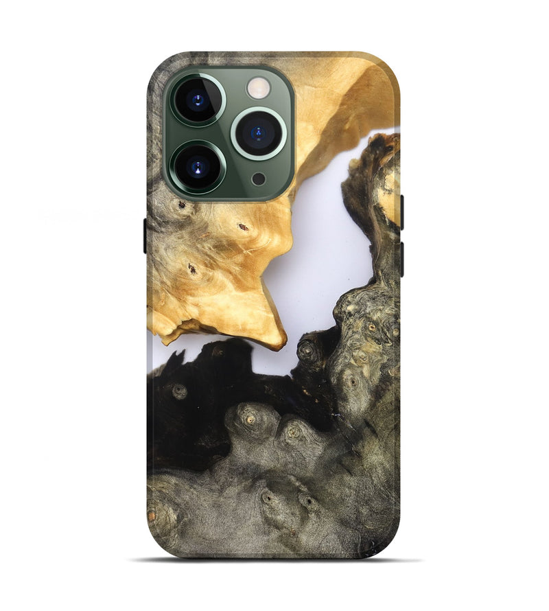 iPhone 13 Pro Wood Live Edge Phone Case - Kaylee (Clear, 821886)