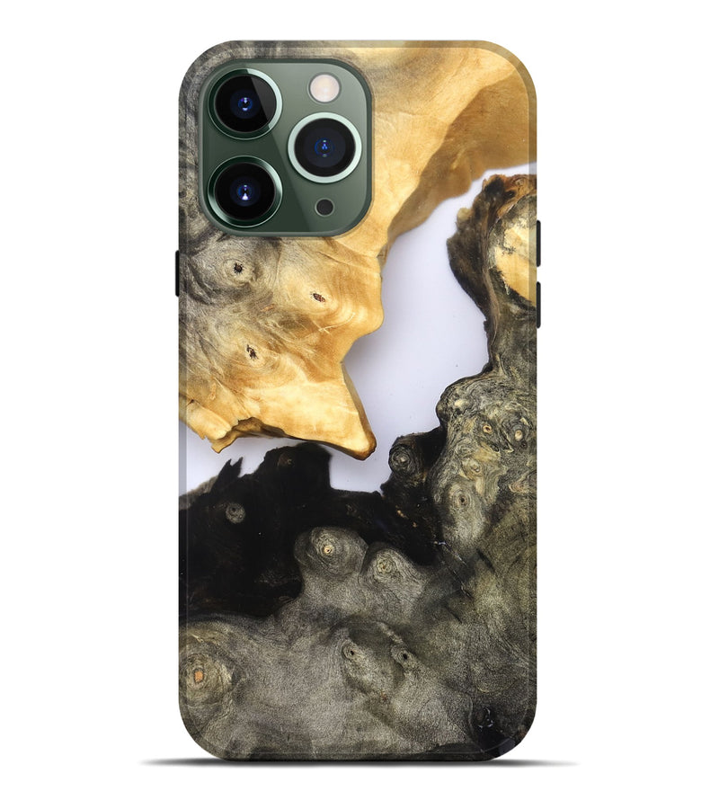 iPhone 13 Pro Max Wood Live Edge Phone Case - Kaylee (Clear, 821886)