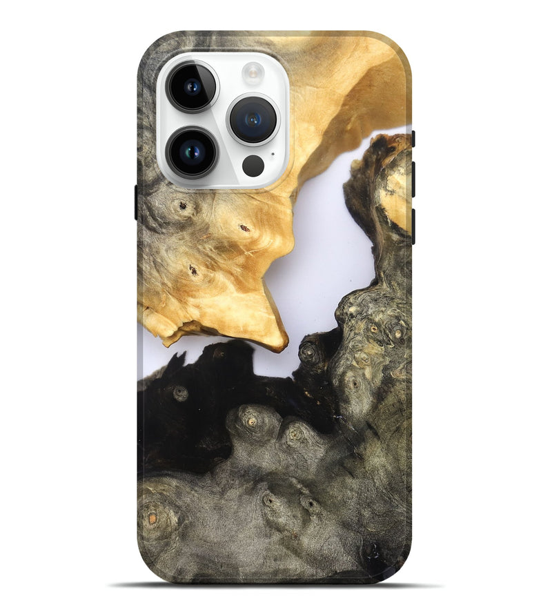 iPhone 15 Pro Max Wood Live Edge Phone Case - Kaylee (Clear, 821886)