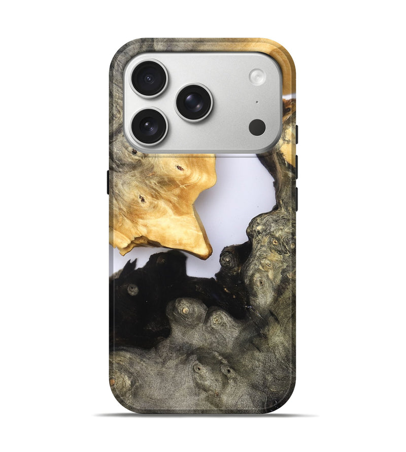 iPhone 17 Pro Wood Live Edge Phone Case - Kaylee (Clear, 821886)