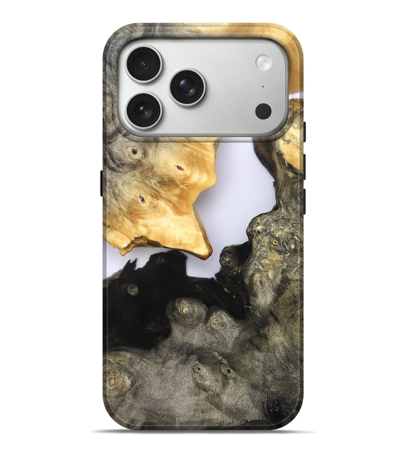 iPhone 17 Pro Max Wood Live Edge Phone Case - Kaylee (Clear, 821886)