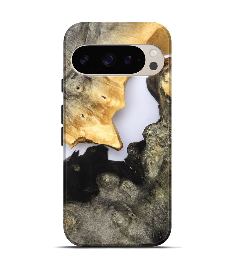 Pixel 9 Pro Wood Live Edge Phone Case - Kaylee (Clear, 821886)