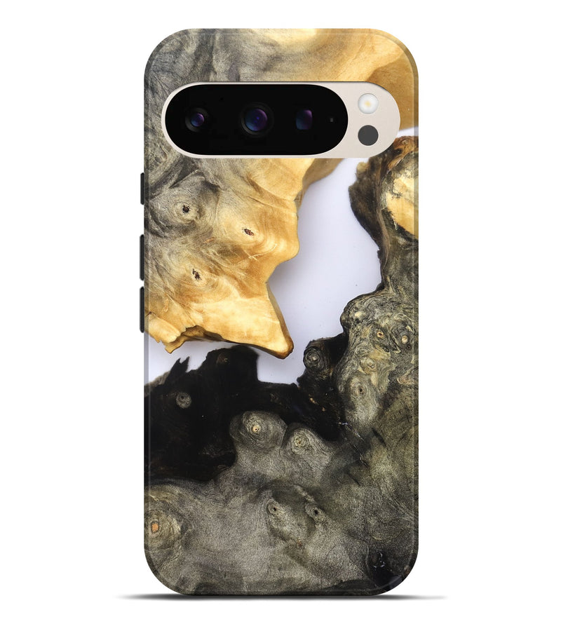 Pixel 9 Pro XL Wood Live Edge Phone Case - Kaylee (Clear, 821886)