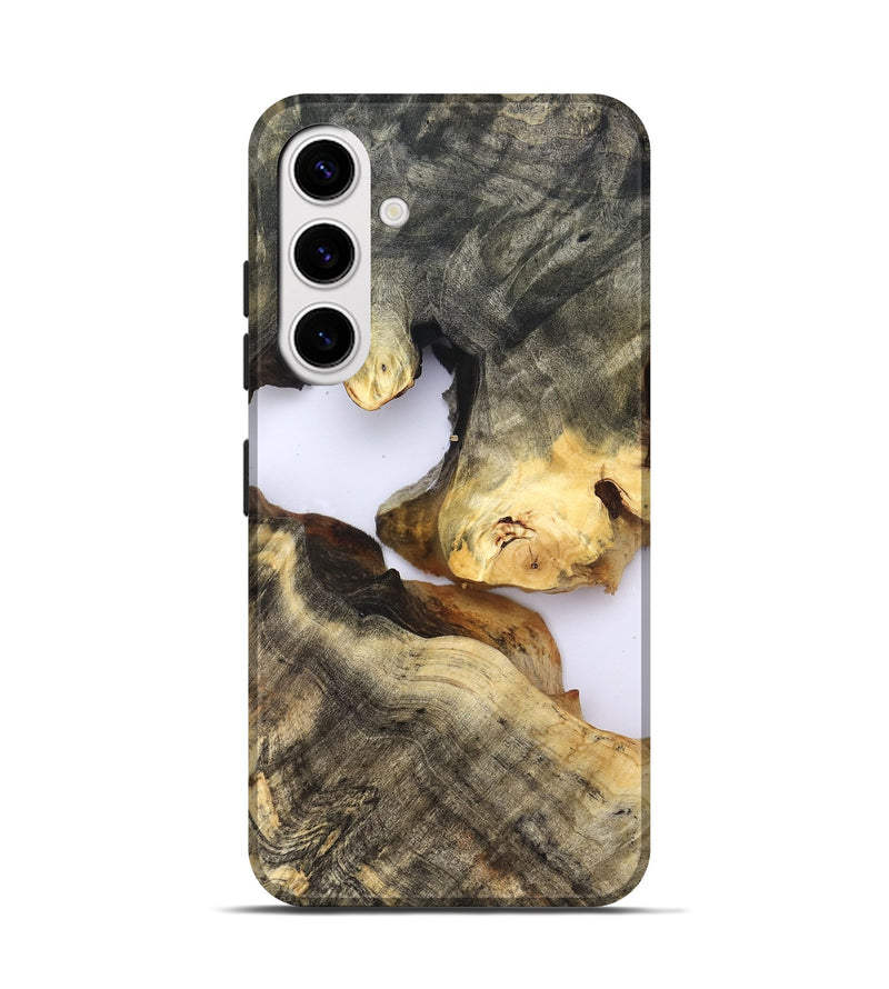 Galaxy S25 Wood Live Edge Phone Case - Maura (Clear, 821887)