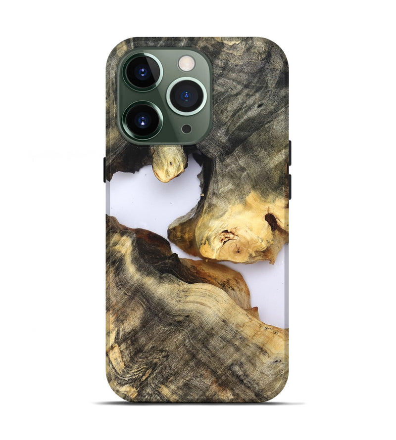 iPhone 13 Pro Wood Live Edge Phone Case - Maura (Clear, 821887)