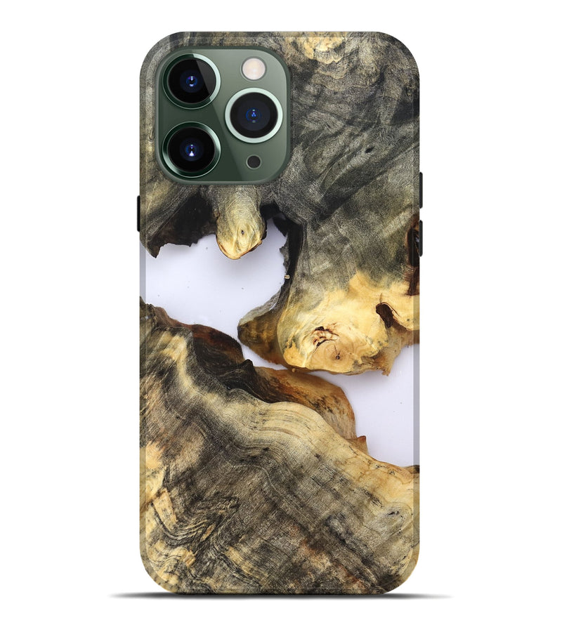 iPhone 13 Pro Max Wood Live Edge Phone Case - Maura (Clear, 821887)