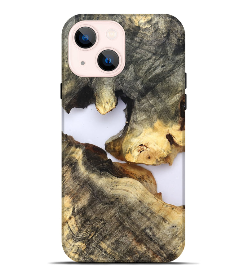 iPhone 14 Plus Wood Live Edge Phone Case - Maura (Clear, 821887)