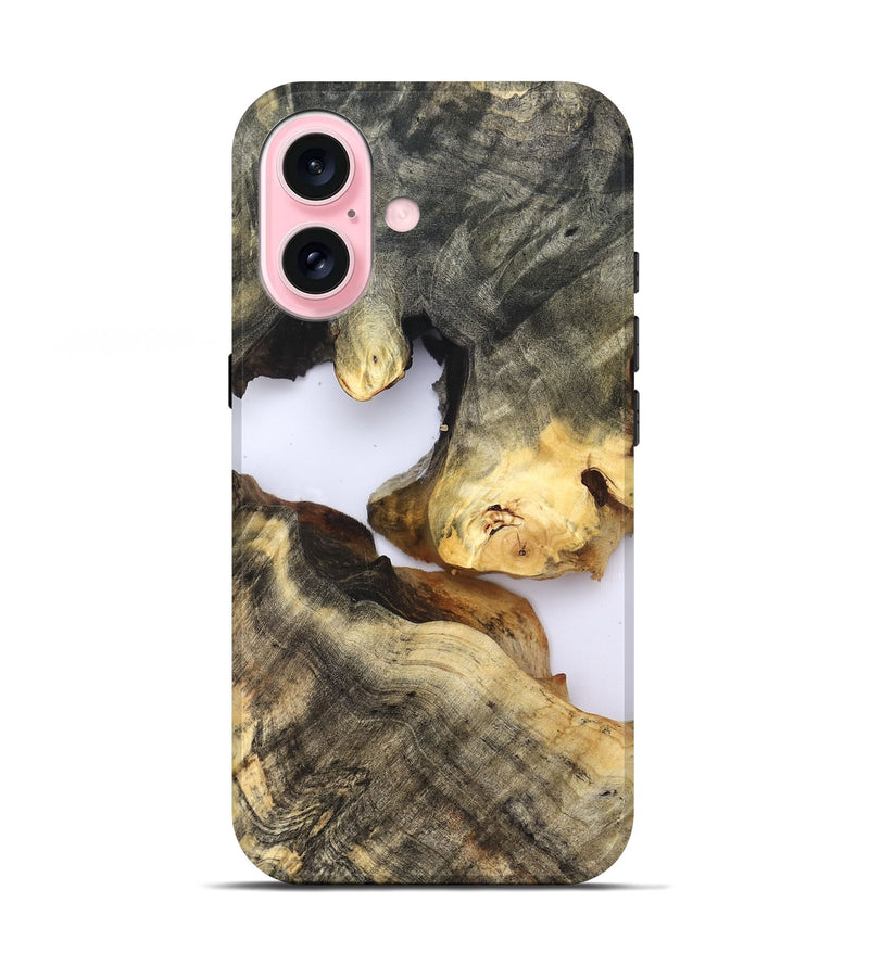 iPhone 17 Wood Live Edge Phone Case - Maura (Clear, 821887)