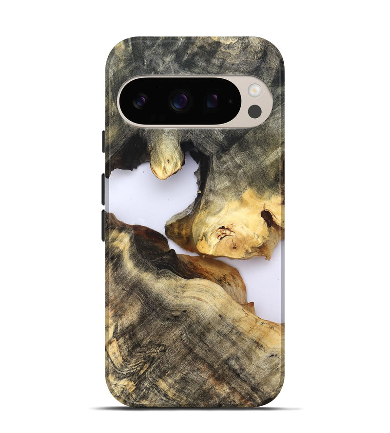 Pixel 10 Pro Wood Live Edge Phone Case - Maura (Clear, 821887)