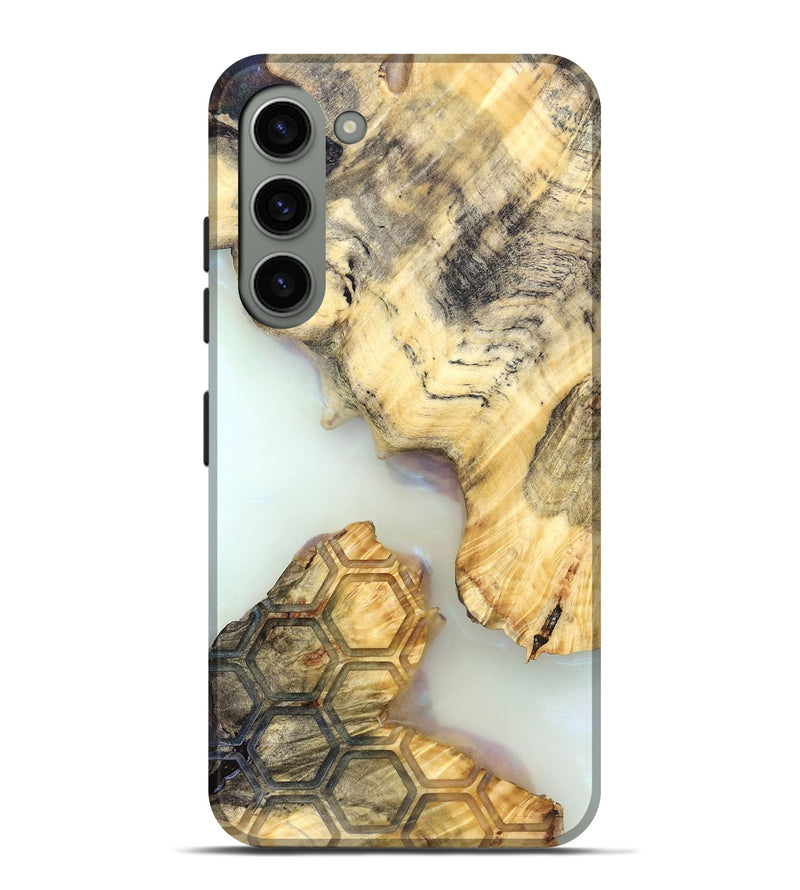 Galaxy S23 Plus Wood Live Edge Phone Case - Elina (Clear, 821888)