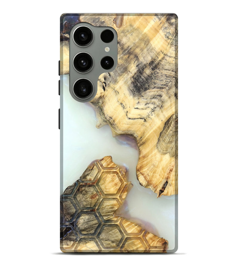 Galaxy S24 Ultra Wood Live Edge Phone Case - Elina (Clear, 821888)