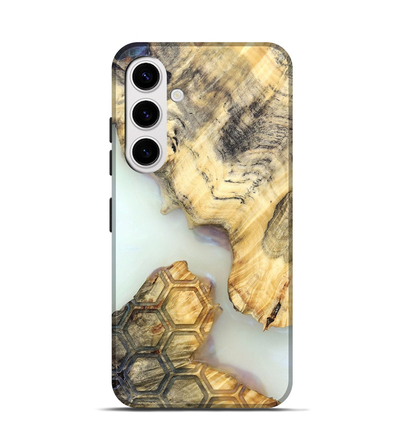 Galaxy S25 Wood Live Edge Phone Case - Elina (Clear, 821888)