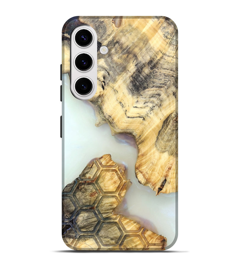 Galaxy S25 Plus Wood Live Edge Phone Case - Elina (Clear, 821888)