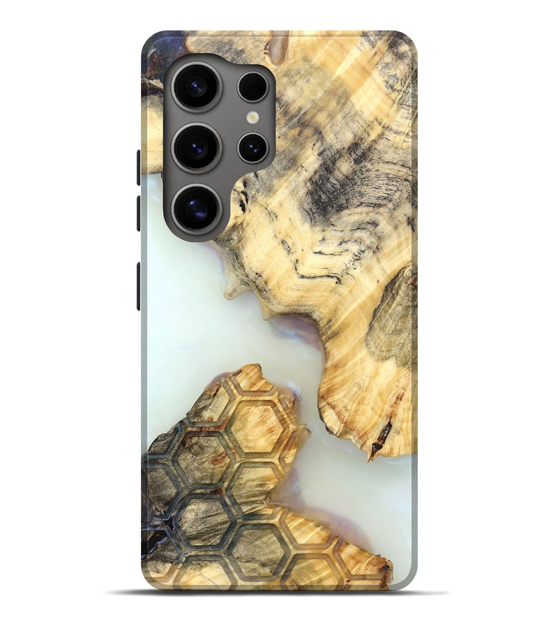 Galaxy S25 Ultra Wood Live Edge Phone Case - Elina (Clear, 821888)