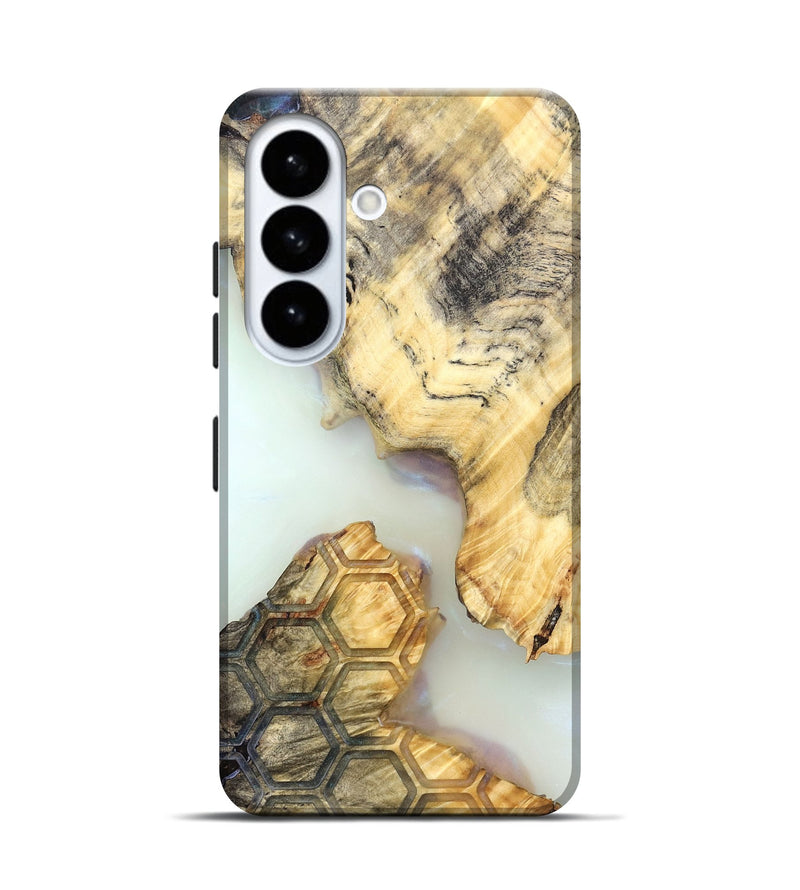 Galaxy S26 Wood Live Edge Phone Case - Elina (Clear, 821888)