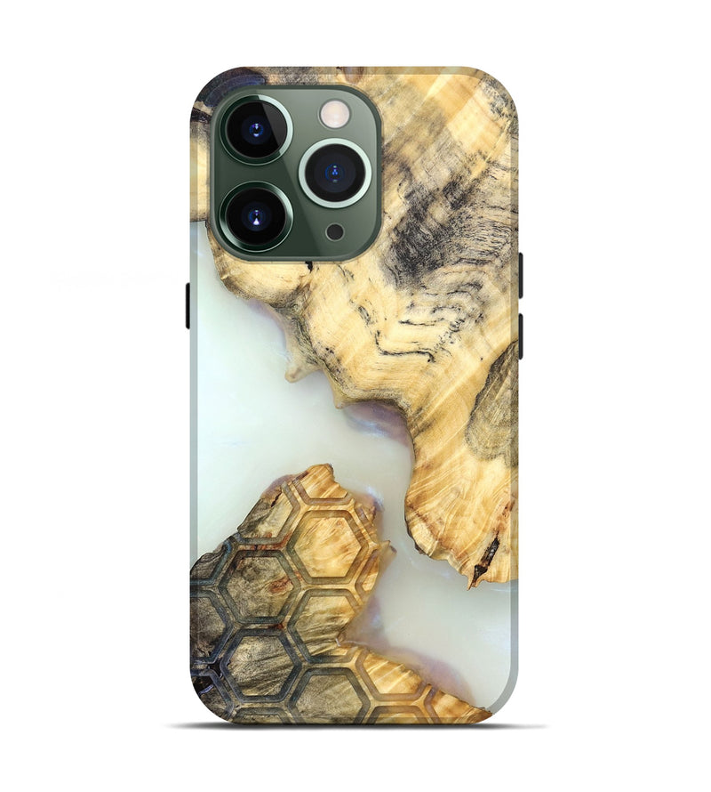 iPhone 13 Pro Wood Live Edge Phone Case - Elina (Clear, 821888)