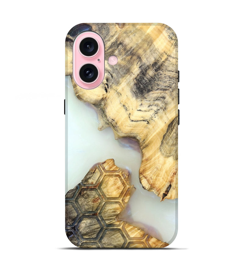 iPhone 17 Wood Live Edge Phone Case - Elina (Clear, 821888)