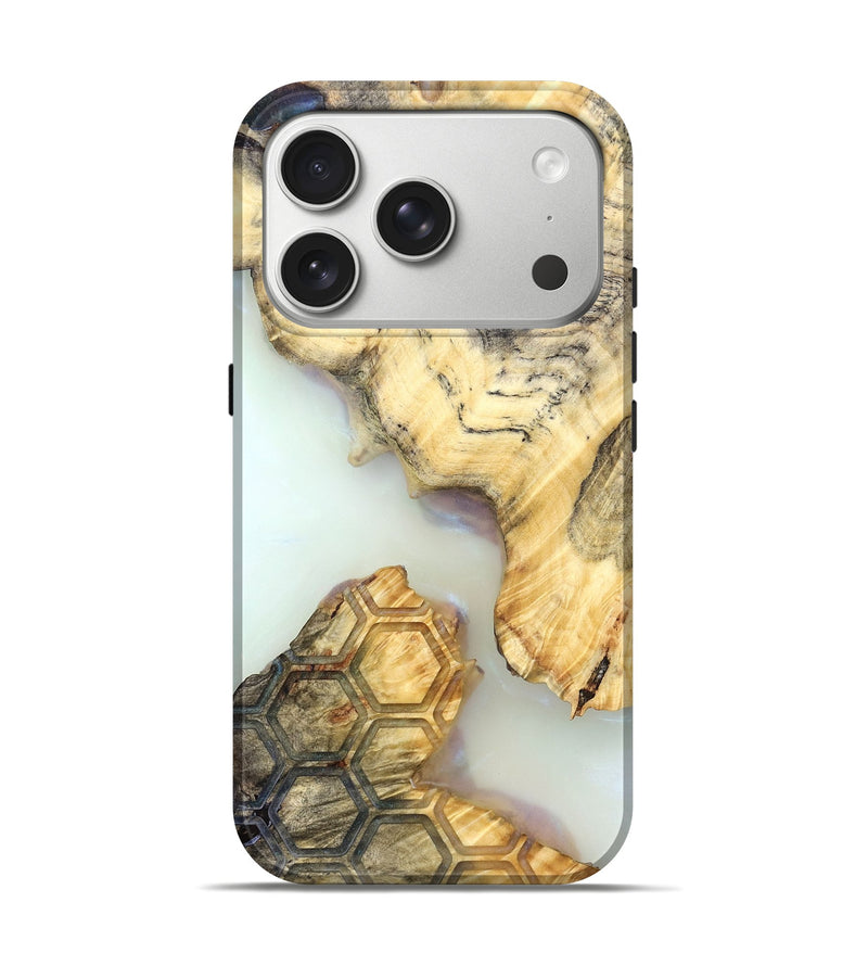 iPhone 17 Pro Wood Live Edge Phone Case - Elina (Clear, 821888)