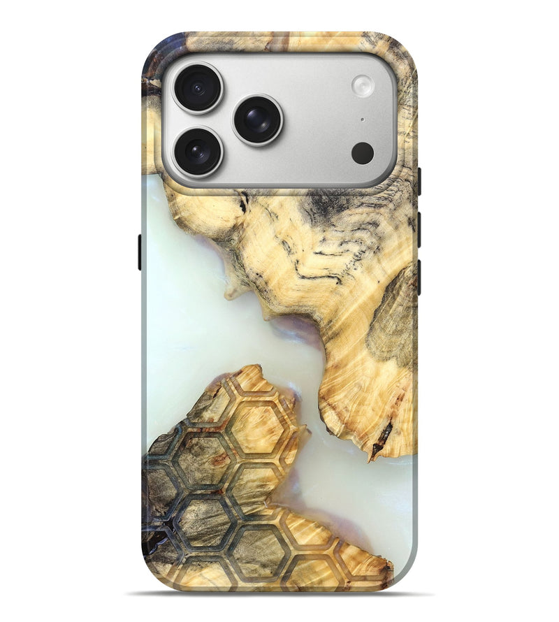 iPhone 17 Pro Max Wood Live Edge Phone Case - Elina (Clear, 821888)