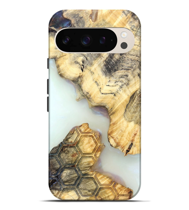 Pixel 10 Pro XL Wood Live Edge Phone Case - Elina (Clear, 821888)