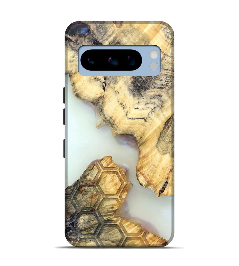 Pixel 8 Pro Wood Live Edge Phone Case - Elina (Clear, 821888)