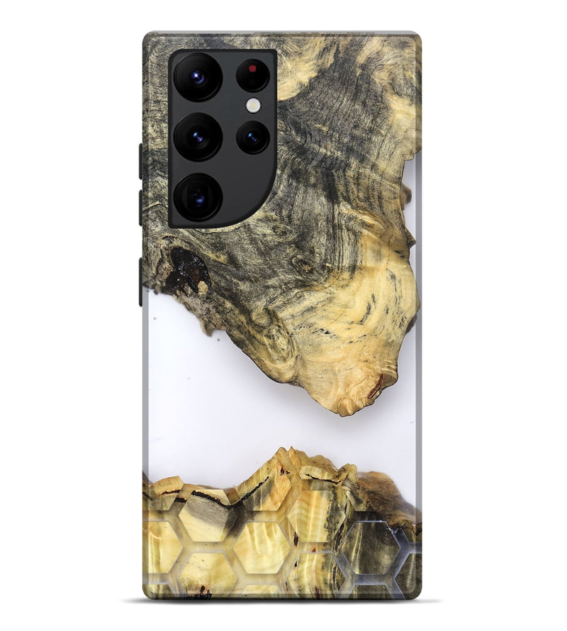 Galaxy S22 Ultra Wood Live Edge Phone Case - Avani (Clear, 821889)