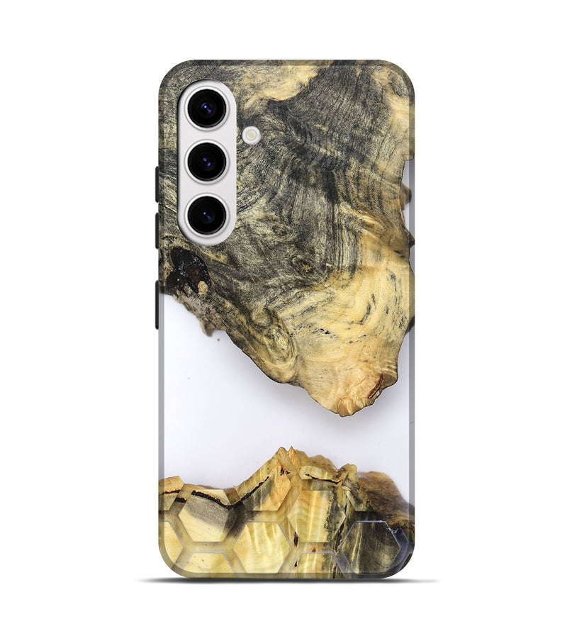 Galaxy S25 Wood Live Edge Phone Case - Avani (Clear, 821889)