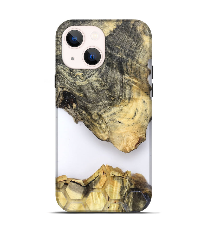 iPhone 14 Wood Live Edge Phone Case - Avani (Clear, 821889)