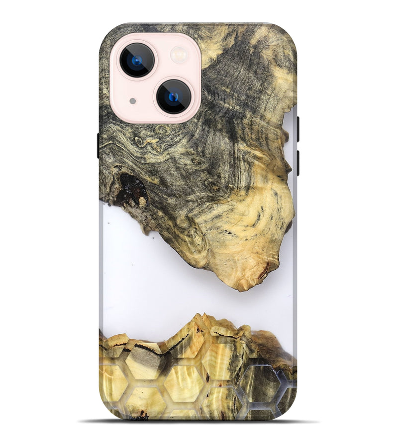 iPhone 14 Plus Wood Live Edge Phone Case - Avani (Clear, 821889)